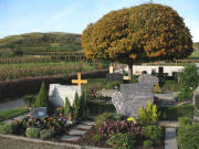 Blick über den Friedhof Bischoffingen nach Norden am 6.11.2006