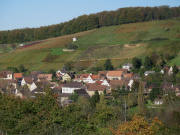 Tele-Blick von Teufelsgr�ber unterhalb Steinenkreuzle nach Norden auf Feldberg