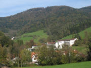 Tele-Blick vom Glotterrainhof nach Norden zu Glotterbad am 6.11.2006
