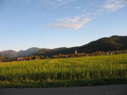 Blick nach Osten �ber Grunern zum Belchen am 2.11.2006 sp�t nachmittags