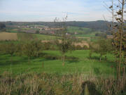 Blick vom Nordende der Hochburg am 6.11.2006 nach Norden bis Maleck