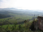 Blick von der Hochburg nach S�dosten �ber M�hleb�chle nach Sexau am 6.11.2006