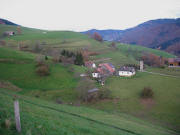 Blick vom Burstel - von Hohenegg kommend - nach Norden auf Buck am 16.11.2006