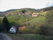 Blick nach nordosten auf Kühlenbronn am 18.11.2006 - vom Wanderweg Fischenberg kommend