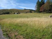 Blick nach Norden hoch zur Baldenweger Hütte am 9.10.2006