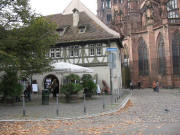 Blick nach Westen: C-Punkt an der Ostseite des Münsters am 18.10.2006