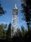 Blick nach Norden zum Eichelspitzturm am 22.10.2006