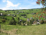 Blick nach Nordwesten �ber Hofsgrund zum Schauinsland am 9.9.2006