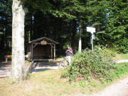 Bildstein-Hütte (712 m) zwischen Kreuzmoos und Parkplatz Hohe Eck am 12.9.2006