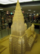 Das M�nster aus Sand am 29.9.2006 - soeben fertiggestellt