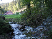 Blick nach Nordwesten �ber Erlenbach (von links) und Steina (von rechts) zum Roggenbacher am 21.9.2006