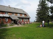 Blick nach Nordosten zur Terrasse am Gasthaus St�benwasen am 10.9.2006