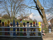 Blick von der Silberbergschule nach Norden am 2.4.2007