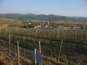 Blick vom Batzenberg nach S�dosten �ber Kirchhofen zum Belchen am 20.4.2007