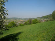Blick von der Stra�e Schallsingen - St.Johannis Breite nach Norden auf Schallsingen am 19.4.2007