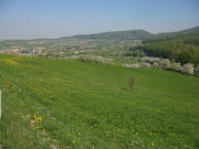 Blick von St.Johannis Breite nach Nordwesten ins Eggenertal am 17.4.2007