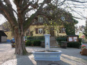 Blick nach S�den zum B�r Bad in Grunern am 10.4.2007
