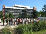 Blick nach Norden zur EFH Evangelischen Fachhochschule am 1.8.2007