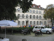 Blick nach S�den �bers BZ-Auto zum Amtsgericht am Holzmarkt am 10.8.2007