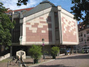 Blick nach Norden zur Synagoge in der Nu�mannstrasse am 15.8.2007