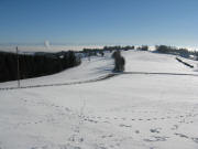 Blick nach S�den von Finsterlingen bis zu den Alpen am 21.12.2007