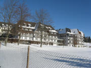 Blick nach Norden zur F�ldiklinik am 21.12.2007