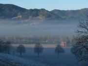 Tele-Blick vom Giersberg nach Westen �bers Sch�lerhaus zum Laubisk�pfle am 24.1.2007