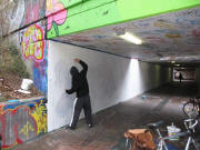 Sine und sMan - Wand weiß gestrichen am 1.12.2007