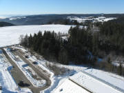 Blick von H�chenschwand �bers Albtal nach S�dosten auf Urberg (rechts), Schmalenberg (Mitte) und Happingen am 21.12.2007