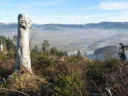 Blick nach Nordosten auf Kirchzarten und Stegen am 23.12.2007