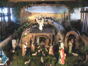 Alte Krippe der Buchenbacher Pfarrkirche im Hansmeyerhof am 23.12.2007