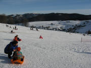 Blick nach Osten �ber den Rodellift und Hofsgrund zum Feldberg am 28.12.2007