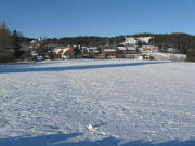 Blick nach Norden von Au�er-Urberg auf Urberg  am 21.12.2007
