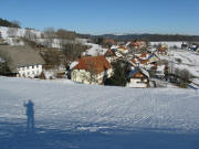 Blick nach Nordosten �ber Wolpadingen bis H�chenschwand am 21.12.2007