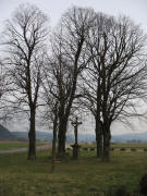 Blick nach Nordosten zum Anna-Kreuz am 5.2.2007
