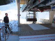 alstation des neuen Sessellifts im Fahler Loch am 3.2.2007