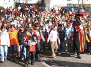 Unsere Sch�ler beim Fasnachtumzug in Littenweiler am 15.2.2007 