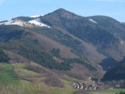 Tele-Blick von der Immi-H�he oberhalb Dietenbach nach Osten zum Zastler und Hinterwaldkopf am 9.2.2007