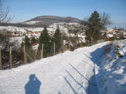 Blick nach Nordwesten über Sölden zum Schönberg am 28.1.2007