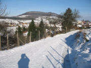 Blick nach Nordwesten �ber S�lden zum Sch�nberg am 28.1.2007