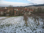 Blick nach Norden über Britzingen am 28.1.2007