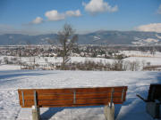 Blick vom Giersberg nach Nordwesten �ber Kirchzarten zum Ro�kopf am 26.1.2007