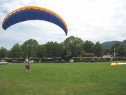 Blick nach Osten zum Campingplatz Kirchzarten am 25.7.2007