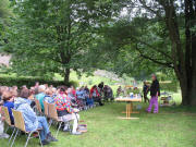 Blick nach Osten - Kr�utervormittag an der Kartaus am 12.7.2007
