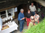 Lissy Rees und Heinz R�wer empfangen die "G�ste"