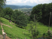 Blick nach Norden über Littenweiler und das Dreisamtal bis zum Lindenberg bei St.Peter am 10.6.2007