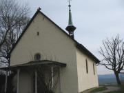 Blick nach Osten zur Ehrentrudiskapelle am 9.3.2007