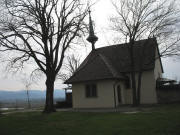 Blick nach S�den zur Ehrentrudiskapelle am 9.3.2007