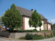 Blick nach S�dosten zum Storch Karli auf St.Pankratius am 6.5.2007