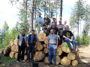 Oberrieds Holzspende f�r den Bau des Sch�lerhauses 4/2007